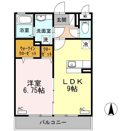 サンフレールＡ 間取り図画像