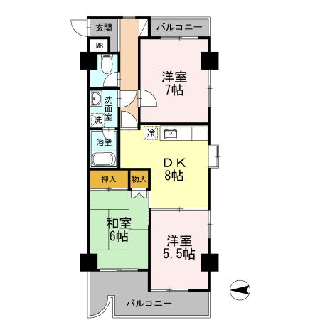  間取り図写真
