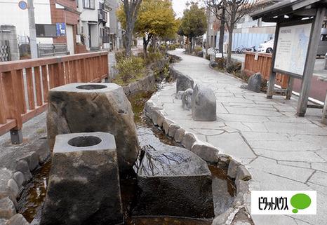 神領堀親水緑道：1193m