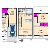 3階建 3LDK＋W.I.C