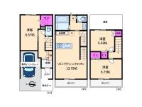 ３ＬＤＫ＋WIC　専有面積：81.76㎡、バルコニー面積：7.44㎡