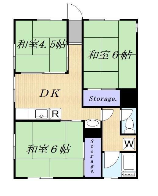 サンライフ岡村（103） 間取り図画像