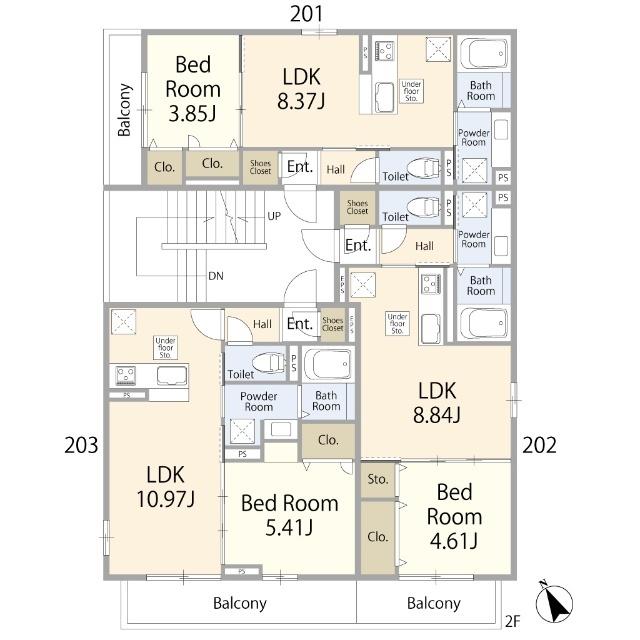 建築中につき変動あり