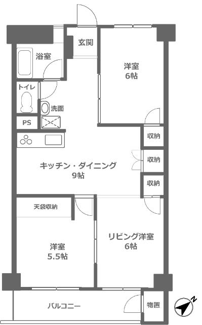  間取り図写真