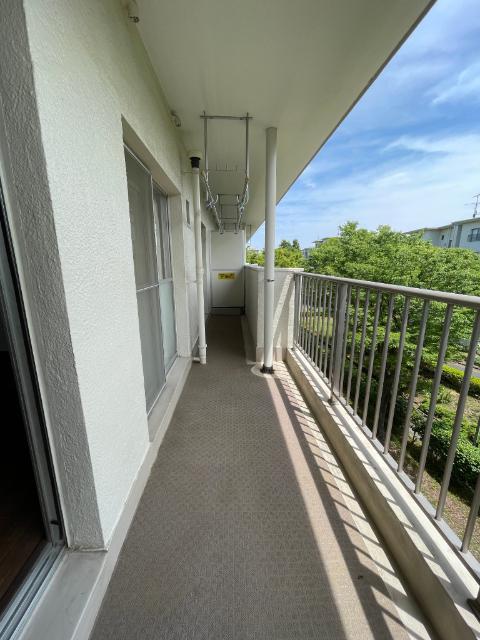 田園青葉台住宅3号棟（404） バルコニー