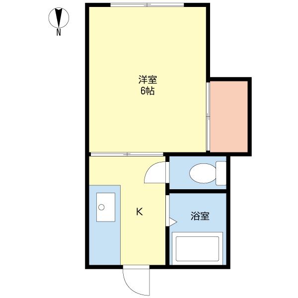 コーポつくば 間取り図画像