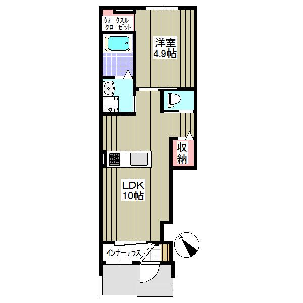パレット（101） 間取り図画像