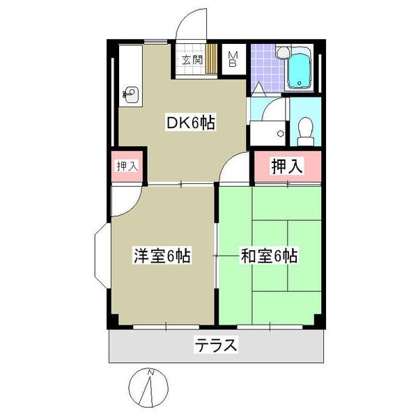 エルディム東（103） 間取り図画像