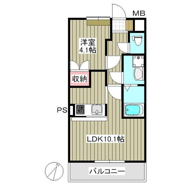 ルシエ（102） 間取り図画像