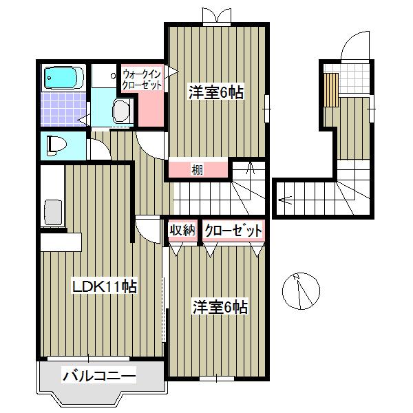 アルバ・カーサ（201） 間取り図画像