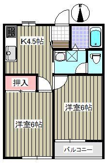 コンフォール（202） 間取り図画像