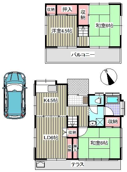  間取り図写真