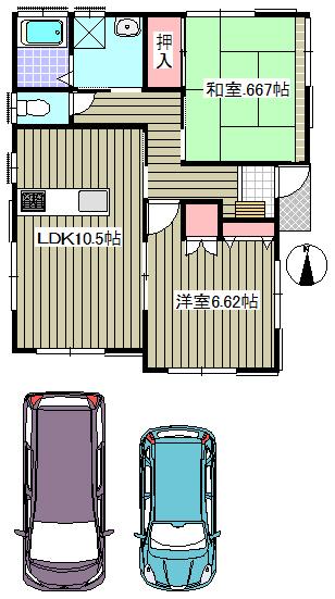 田島アパート（A1） 間取り図画像