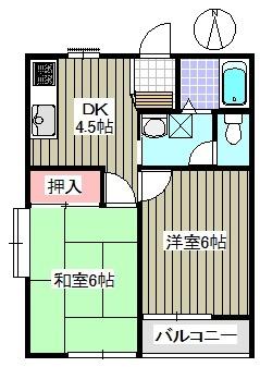 コンフォール（303） 間取り図画像