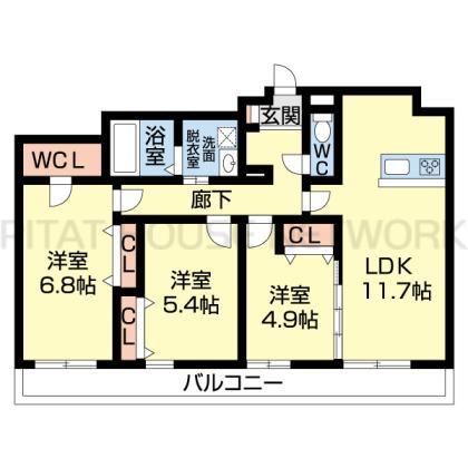  間取り図写真