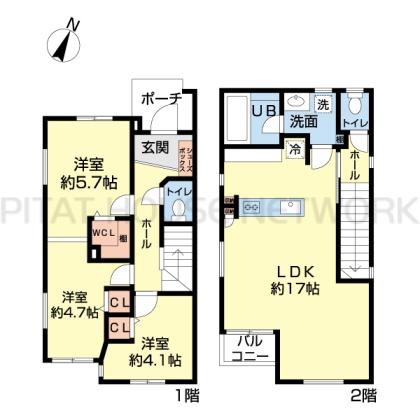  間取り図写真