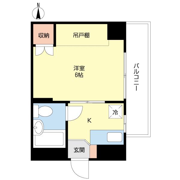 新潟不動産開発ビル（412） 間取り図画像