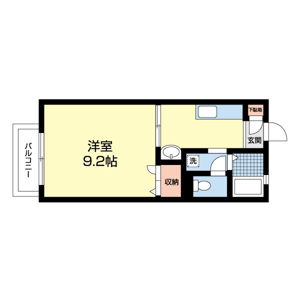 アンシャンテ水道町（101） 間取り図画像