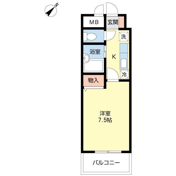 カナン花園（504） 間取り図画像