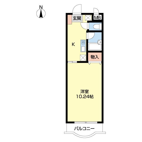 ラーレTOKIMEKIⅡ（305） 間取り図画像