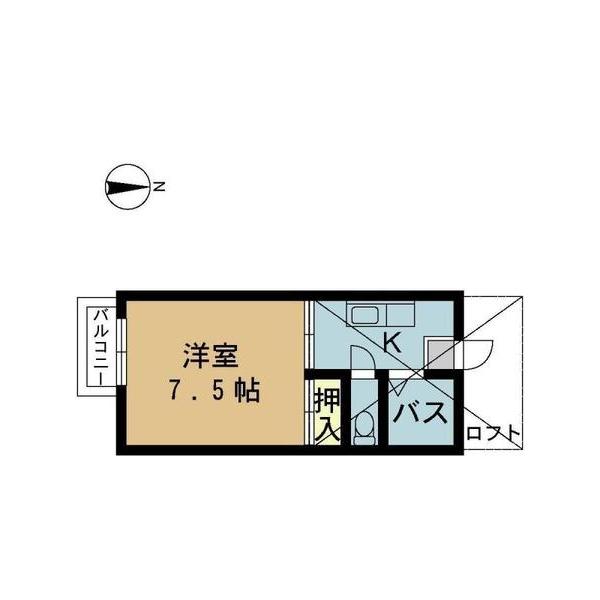 ロフト付きのお部屋