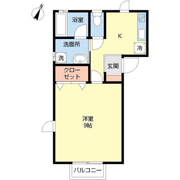 カトル　フィーユ（101） 間取り図画像