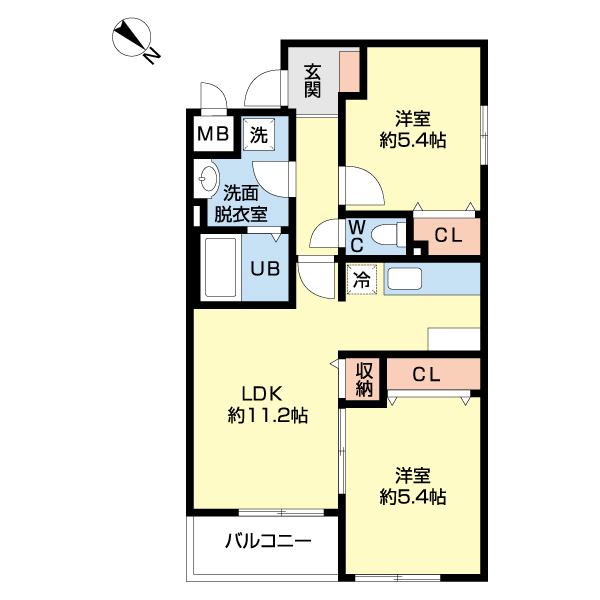 セカンドステージＺＥＲＯ（301） 間取り図画像