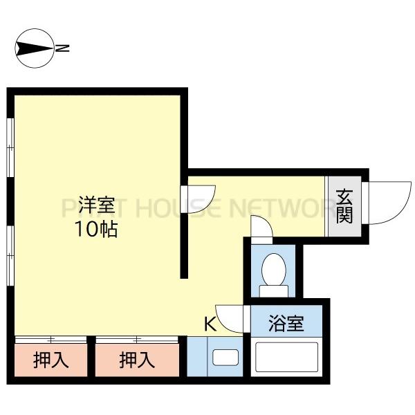 洋室10帖1R