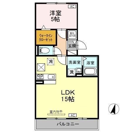 ロイヤルタウン松崎　Ａ/Ｂ（B102） 間取り図画像