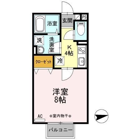 エルドラード　Ｂ（203） 間取り図画像