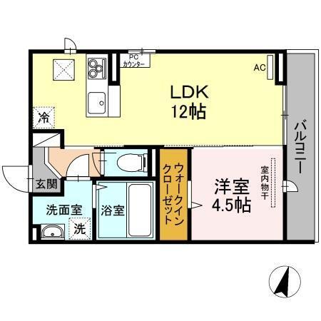 コート　テラ（101） 間取り図画像