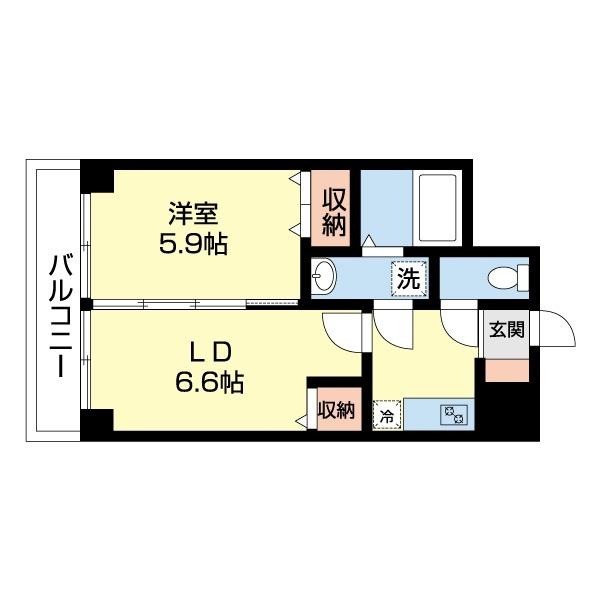 willDo笹口（501） 間取り図画像