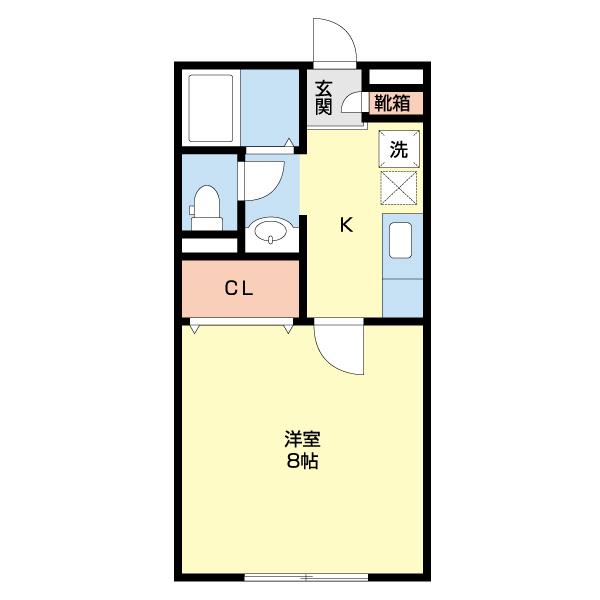 サンロイヤル白山浦（205） 間取り図画像