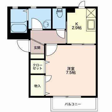 フォーレス・ヴェルデ（A102） 間取り図画像