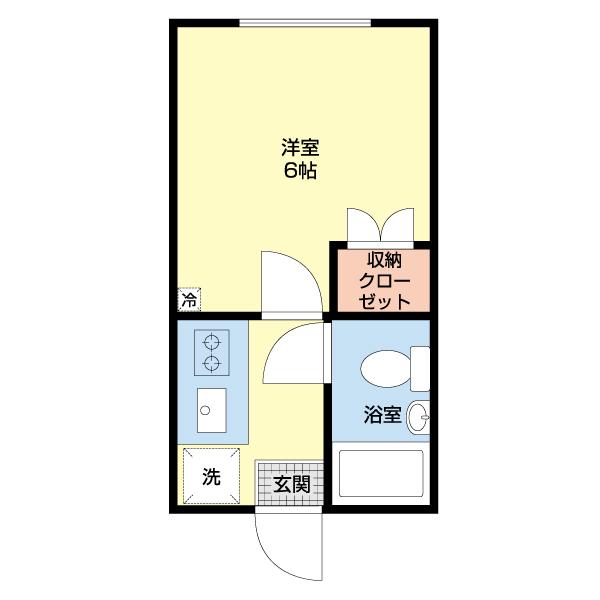 たむらハイツ（0203） 間取り図画像