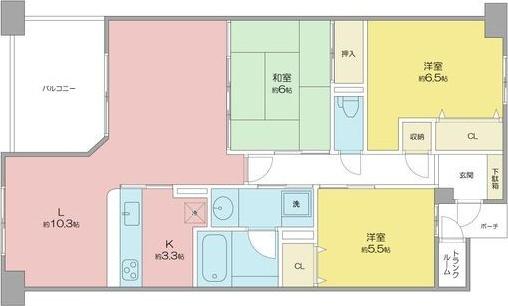 ダイアパレス川端町（902） 間取り図画像