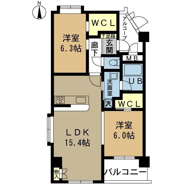 ファーストクラス神道寺（0601） 間取り図画像
