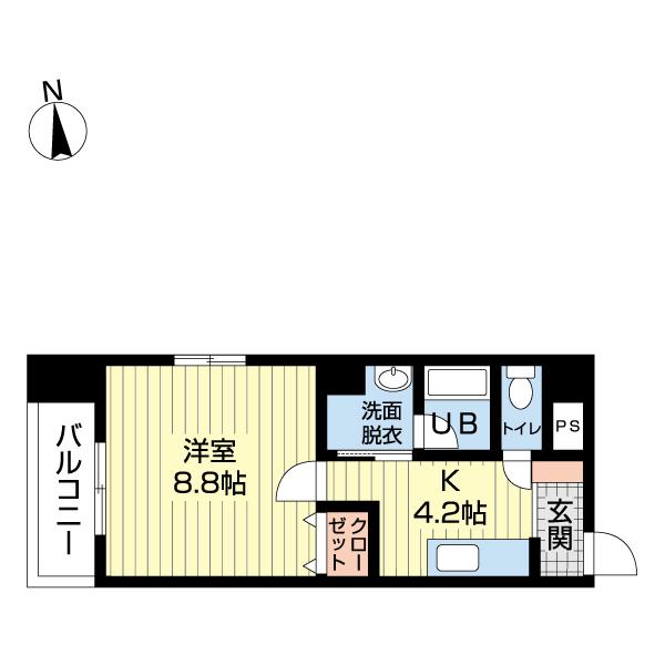 コンコース東堀（701） 間取り図画像