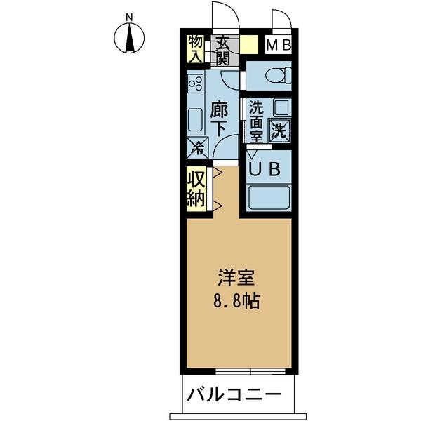 ファーストクラス空港西（109） 間取り図画像