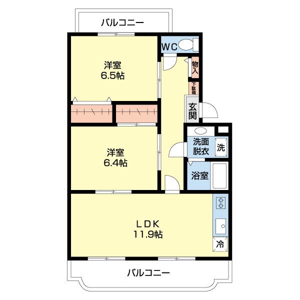 グランディール緑町（103） 間取り図画像