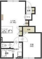メゾンオリーブ（102） 間取り図画像