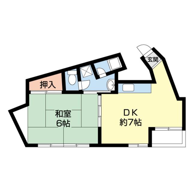 新潟マンション（411） 間取り図画像