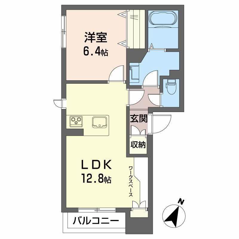 シャーメゾン関屋（101） 間取り図画像
