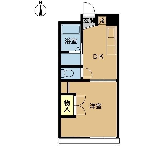 コーポ鈴蘭 間取り図画像