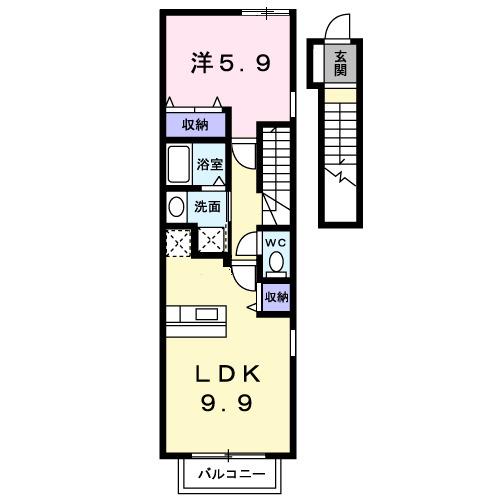 デスパシオ（201） 間取り図画像
