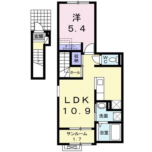 レジェンド　モリ（202） 間取り図画像