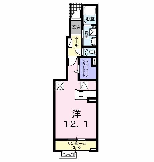 イハナＢ（102） 間取り図画像