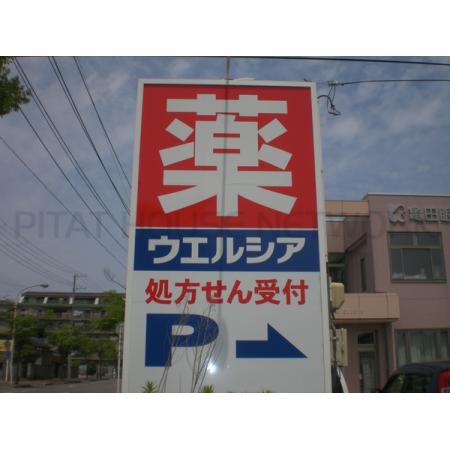 ウエルシア薬局南笹口店：537m
