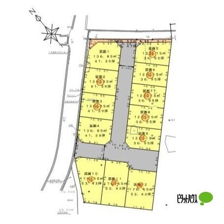 荻曽根５丁目土地　区画1 土地画像