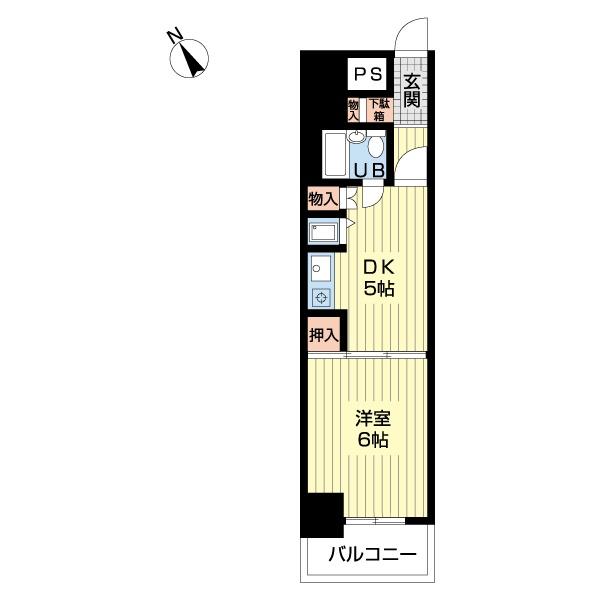 グリーンミナミ古町 間取り図画像